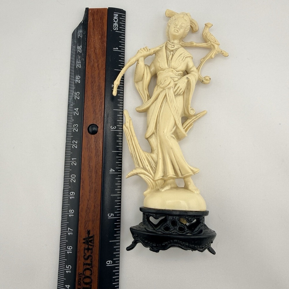 Vintage Italian Plastic Japanese Geisha Figurine Resin‎ Base - Picture 6 of 8